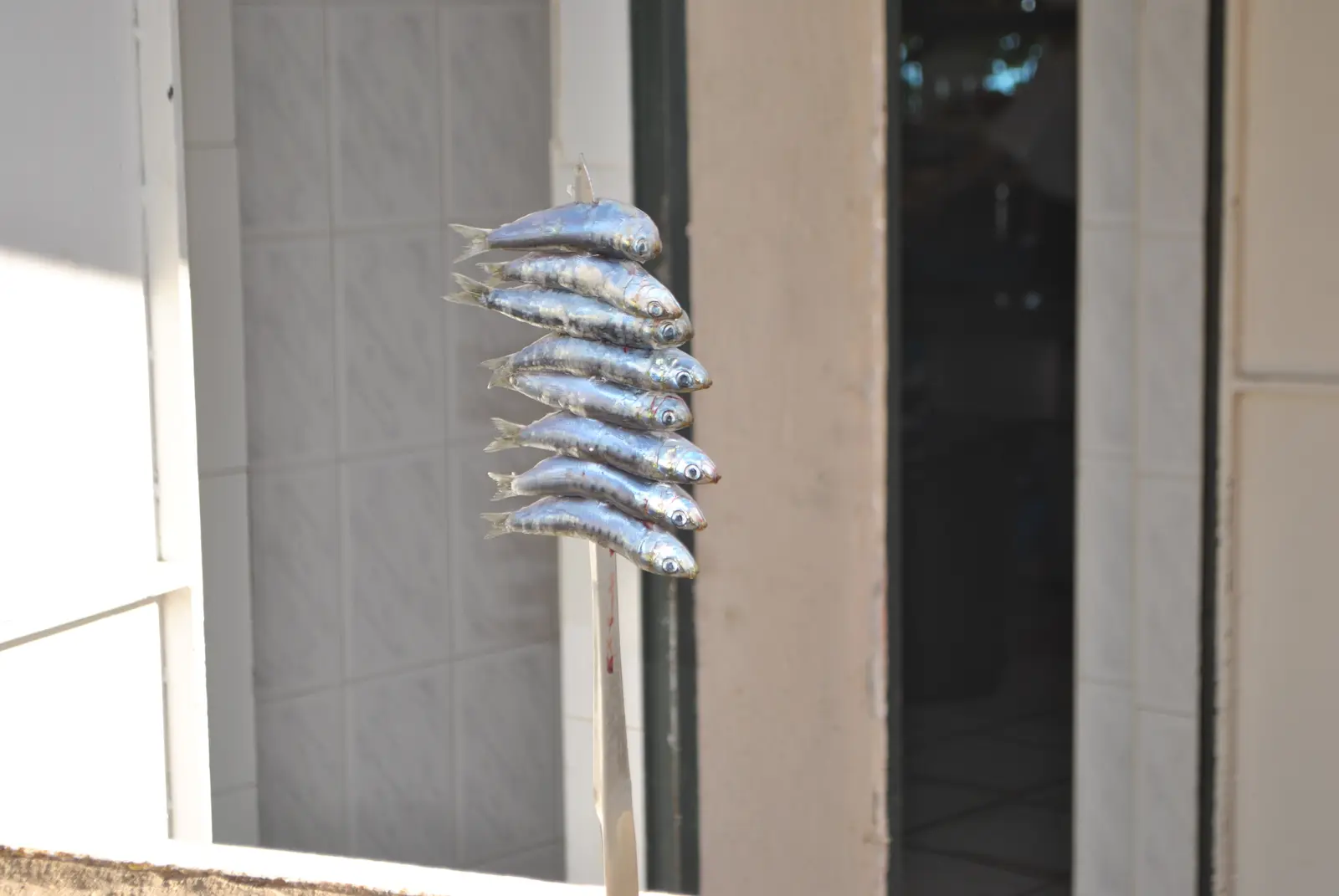 Espetos med sardiner i Torremolinos