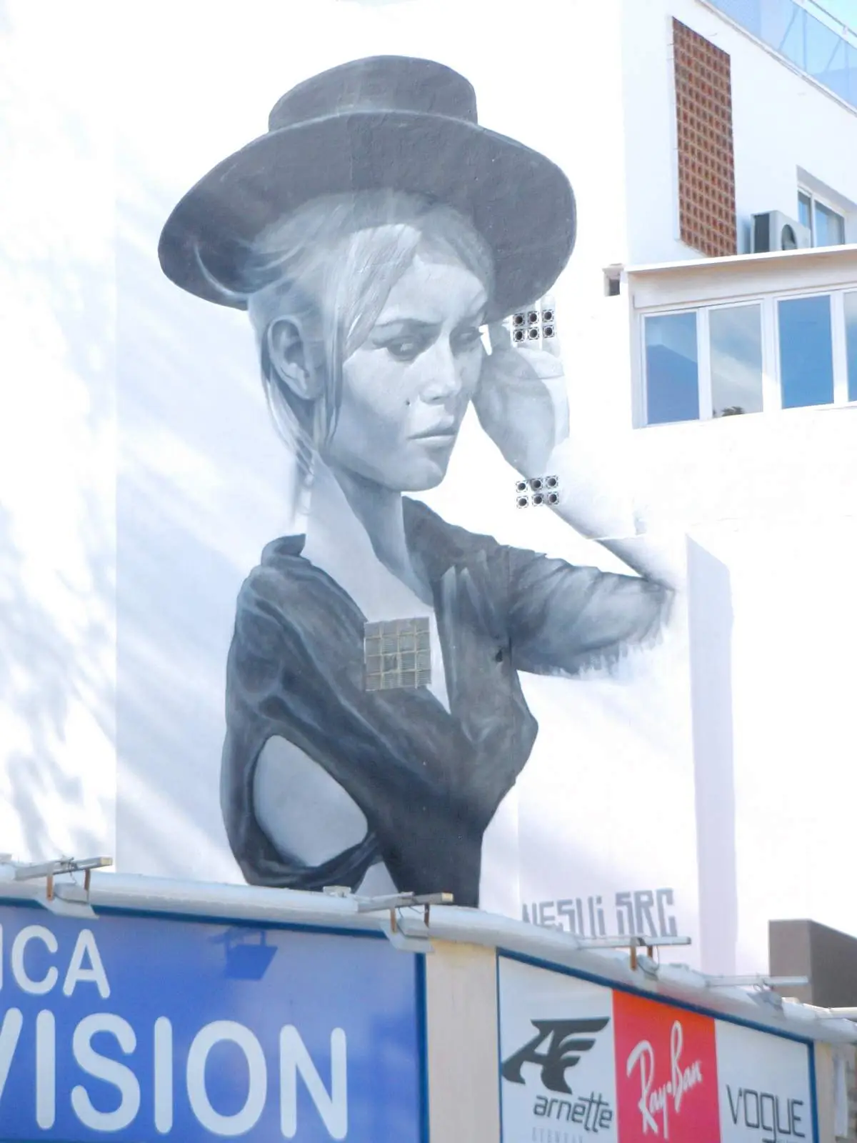 Mural vid Plaza Costa del Sol i Torremolinos